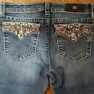 Gorgeous Miss Me Boot Jeans With 34" Inseam